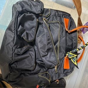 Stylish Black and Orange Women’s Purse